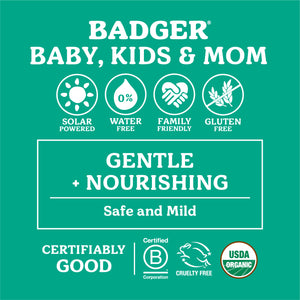 badger organic baby care certifications