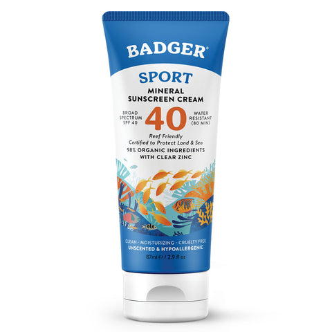 Badger SPF 50 Adventure Mineral Sunscreen Cream - 2.9 fl. oz.